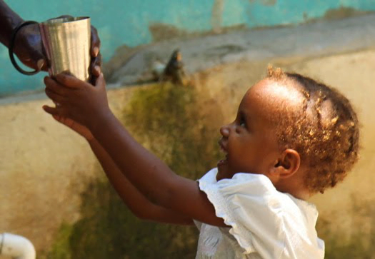 Matt 10-42 child recieving water